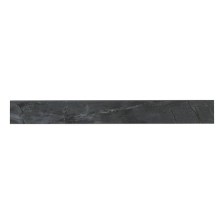 Msi Durban Anthracite 3in X 24in Polished Porcelain Bullnose Wall Tile, 12PK ZOR-PT-TR-0264